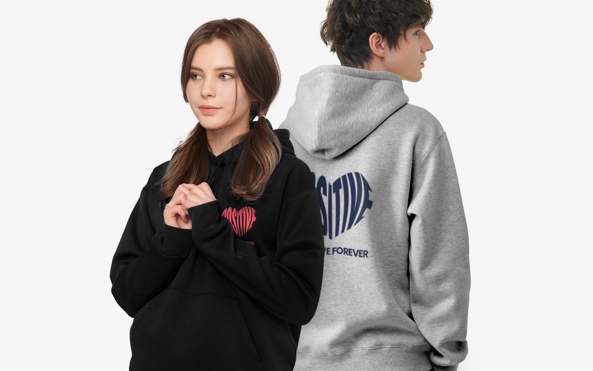 비캔버스 특양면 오버핏 후드티 커스텀 제작 기념일 이니셜 문구 선물용 후드티