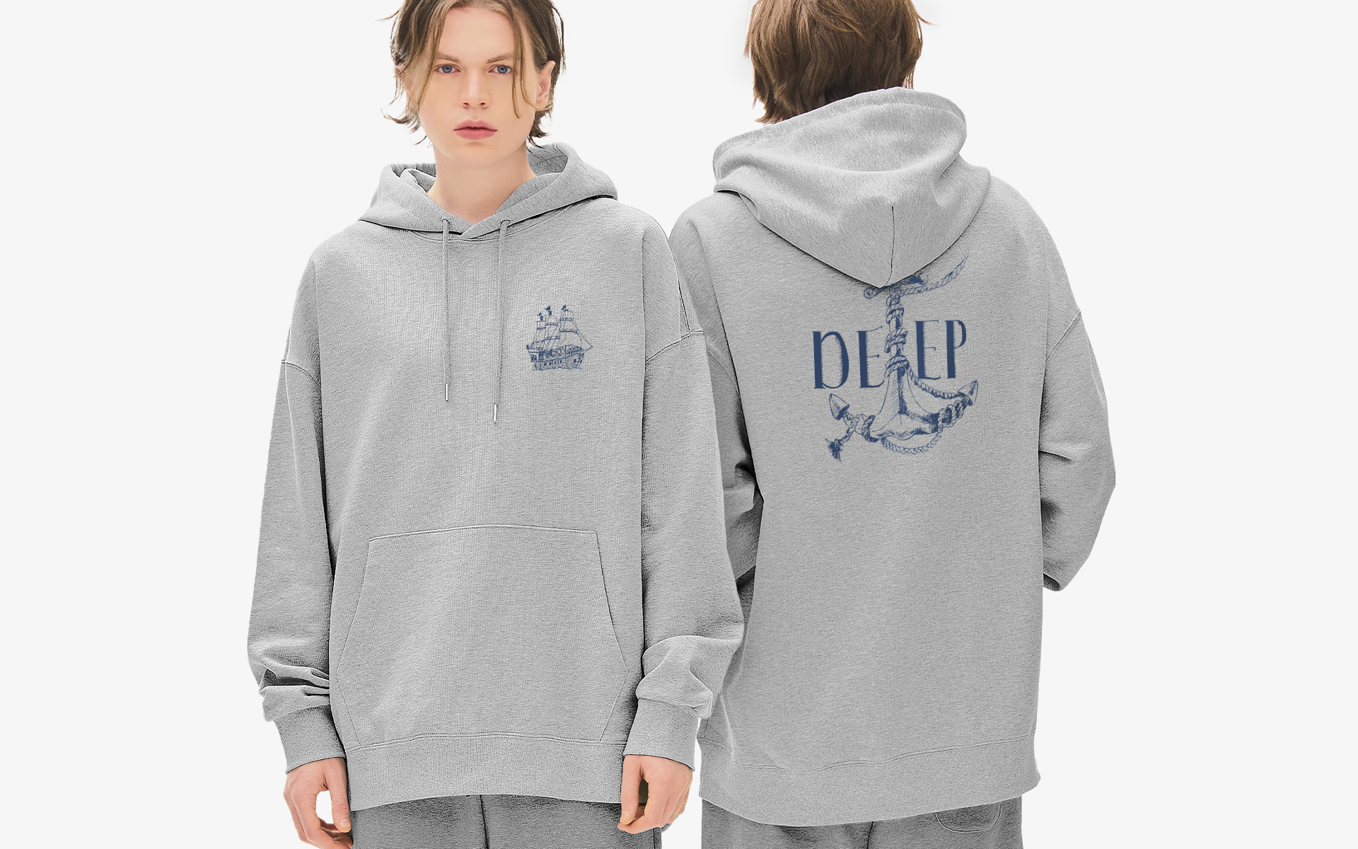 비캔버스 특양면 오버핏 후드티 커스텀 제작 면, 폴리 혼방 부드러운 고급 원단 트렌디한 후드티