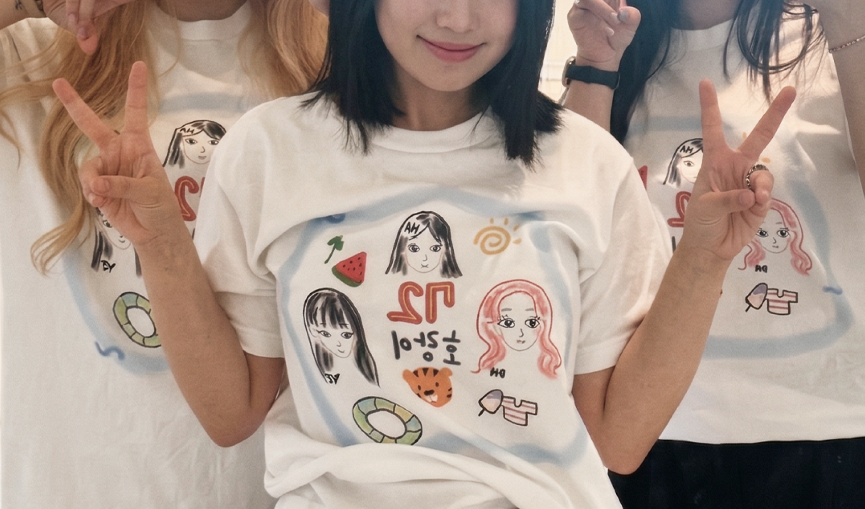 마플 단체 티셔츠 제작 후기 사진