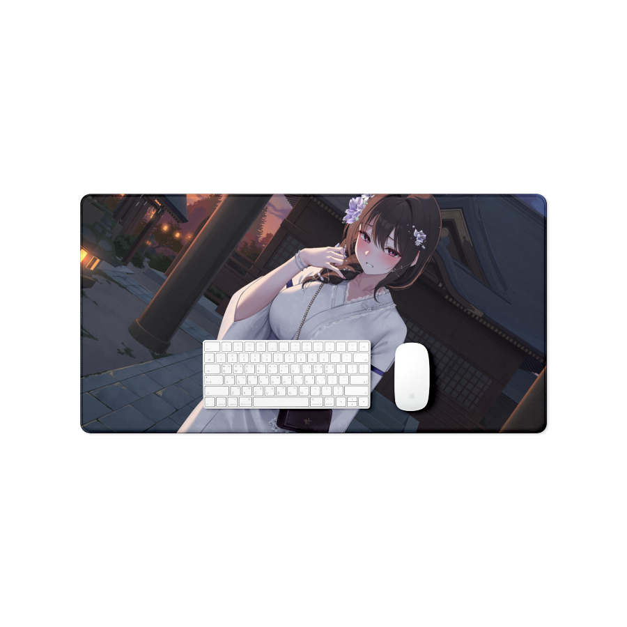 모치즈키 카에데 フルカラーオーバーロックキーボードマット (78x40cm