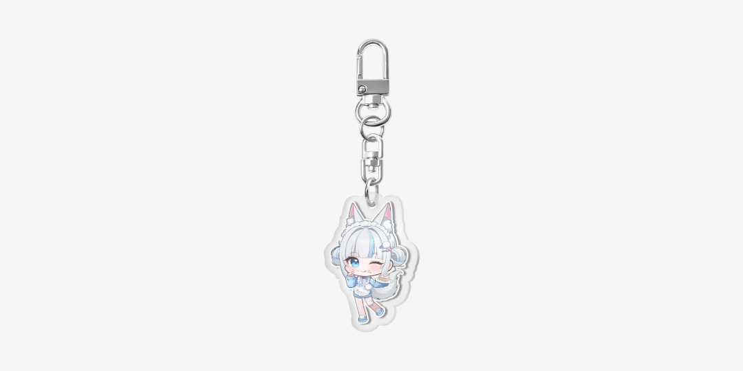 미츠저택 Custom Acrylic Key Ring (Clear) ㅣ MARPPLESHOP