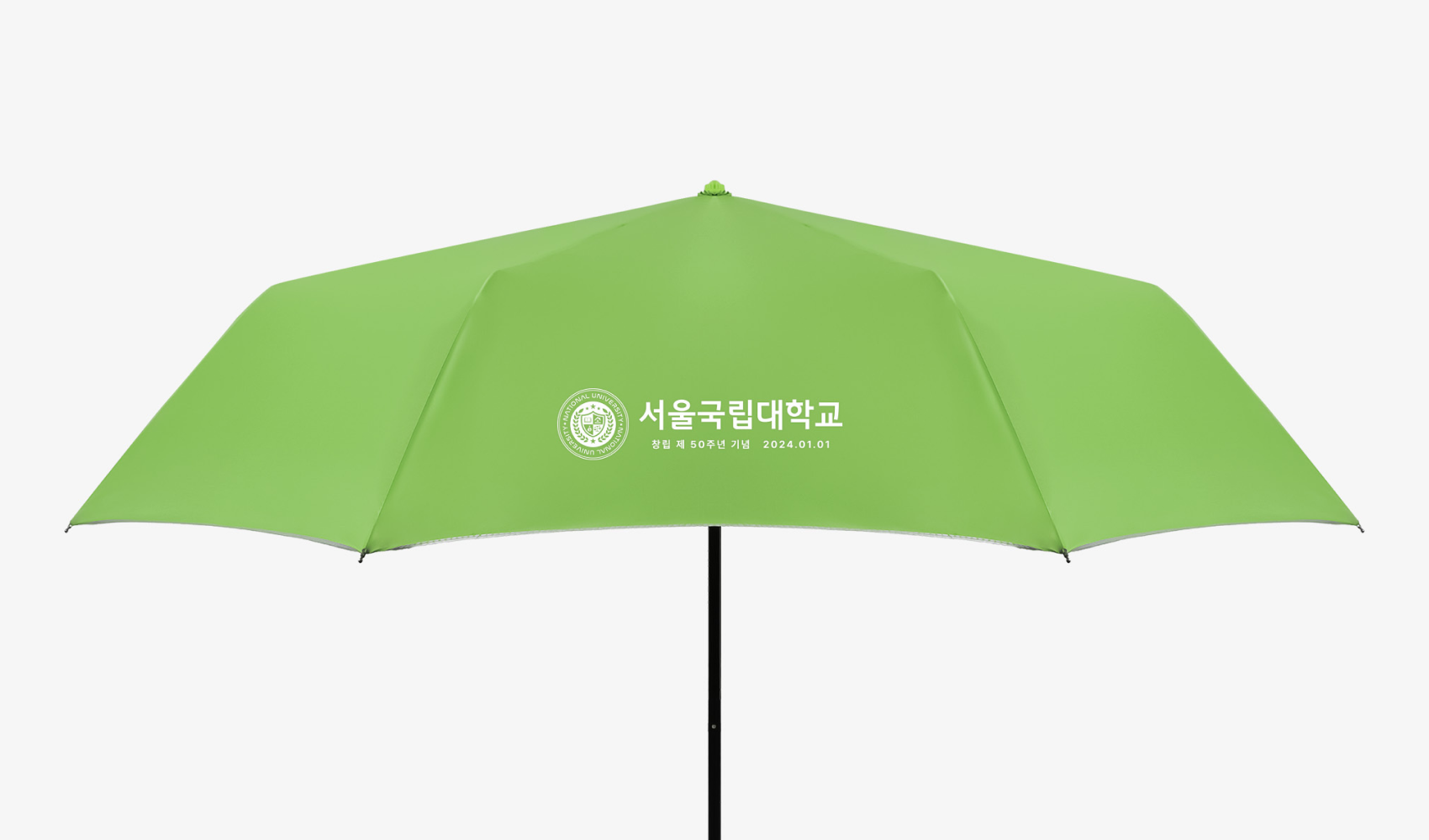마플 3단 실버 우산, 폴리에스터 190T 실버코팅 실크 인쇄로 50개부터 단체 제작 가능